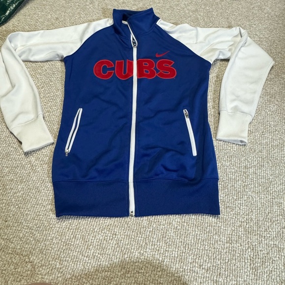 Nike Tops - Nike Jacket Sports Full Zip J hoodie  Womens Size Medium Chicago cubs baseball